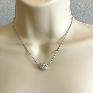 Swarovski crystal heart necklace